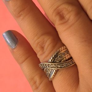 Sterling silver CZ ring